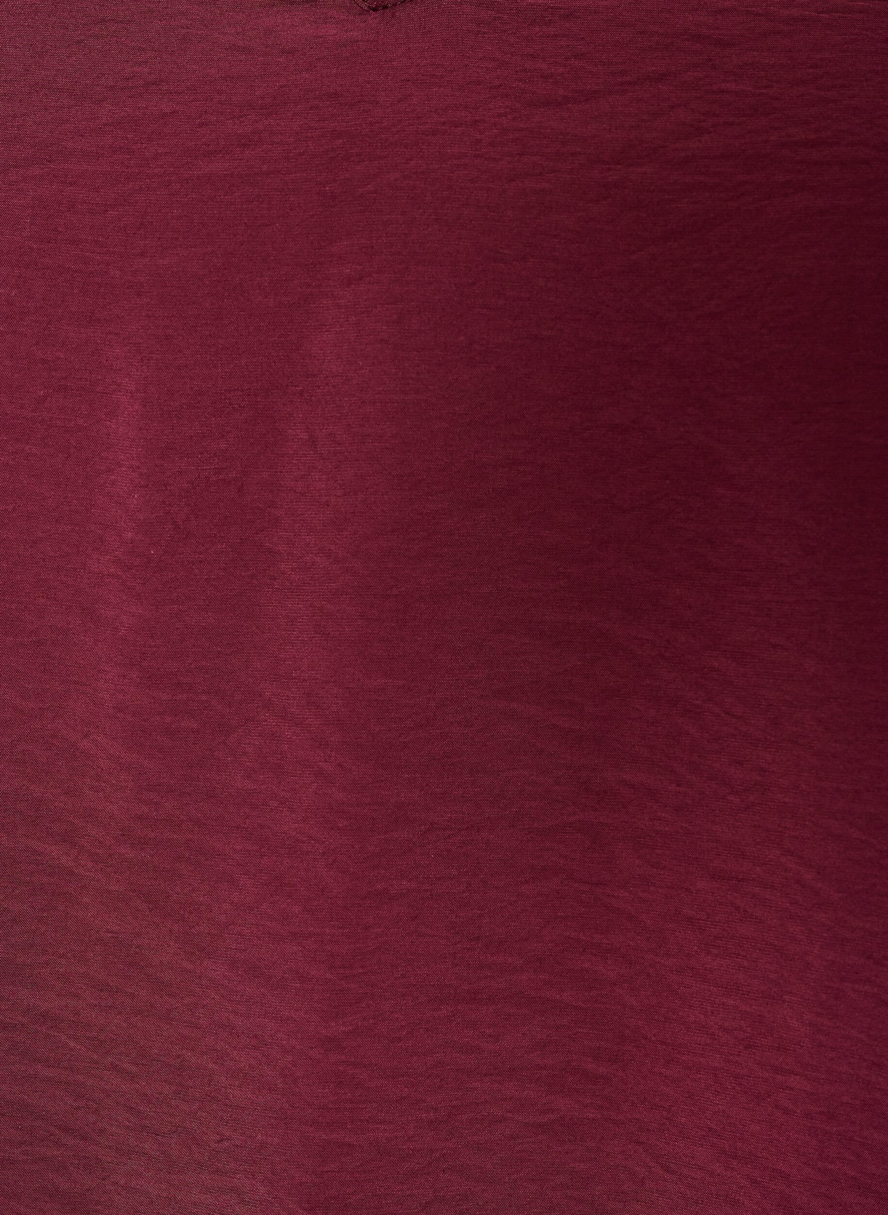 ZizziBlouse avec effet ballon et d&eacute;tails en mousseline, Bordeaux, Packshot image number 2