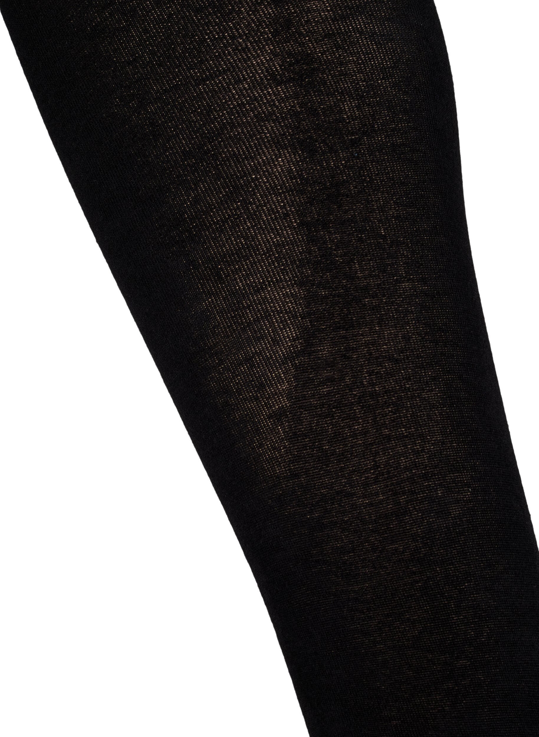 Zizzi 150 Denier Strumpfhose aus Kaschmir und Viskose, Schwarz, Packshot image number 2
