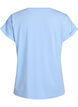 Kurz&auml;rmeliges T-Shirt aus einer Baumwollmischung, Blau, Packshot image number 1
