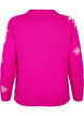Strickpullover mit Schneeflockenmuster, Pink, Packshot image number 1