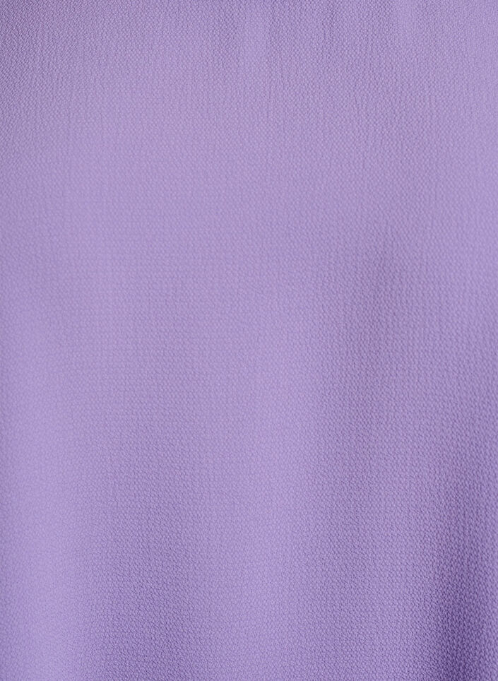 Blouse à manches courtes et encolure ronde, Mauve, Packshot image number 2