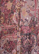 Robe midi &agrave; imprim&eacute; cachemire et taille &eacute;lastique, Violet, Packshot image number 2