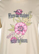 T-Shirt aus Baumwolle mit Print, Beige, Packshot image number 2