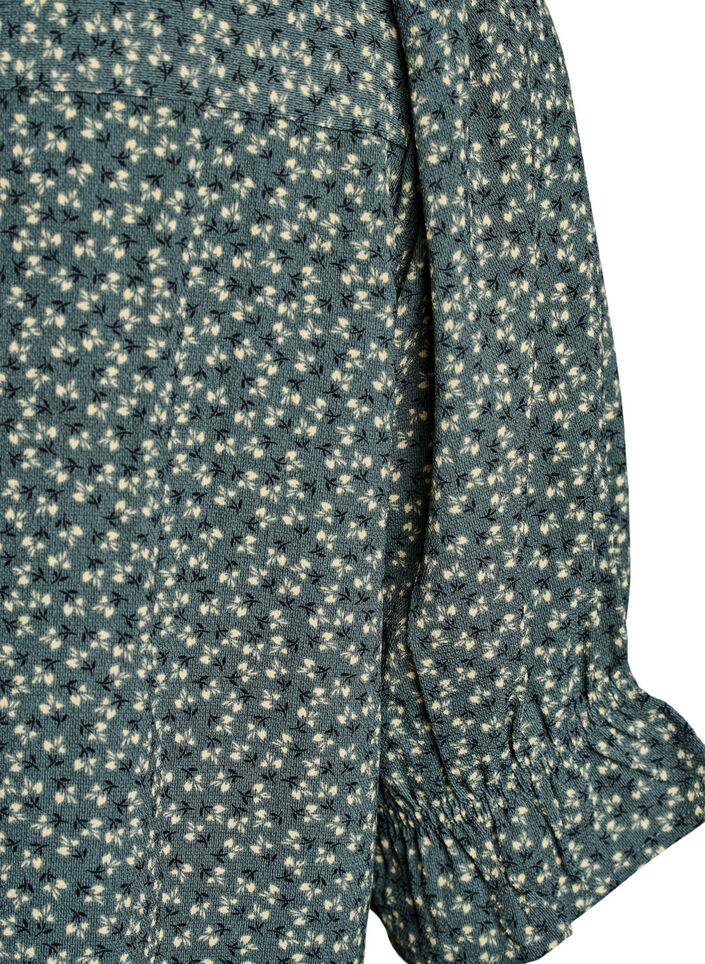 Chemisier à manches 1/2, Vert foncé, Packshot image number 3