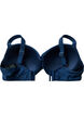 Haut de bikini avec armatures et drapé, Bleu, Packshot image number 4