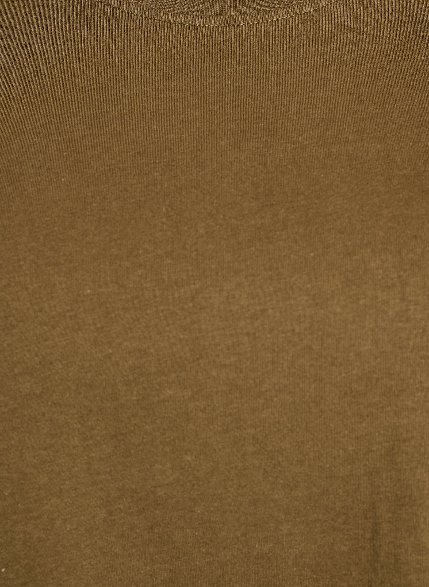 Zizzi Basic T-Shirt aus Baumwolle mit Rundhalsausschnitt, Gr&uuml;n, Packshot image number 2