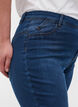 Jean Amy super slim à taille haute, Bleu, Model image number 3
