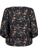 Bluse aus Spitze mit 3/4-&Auml;rmeln, Schwarz, Packshot image number 1