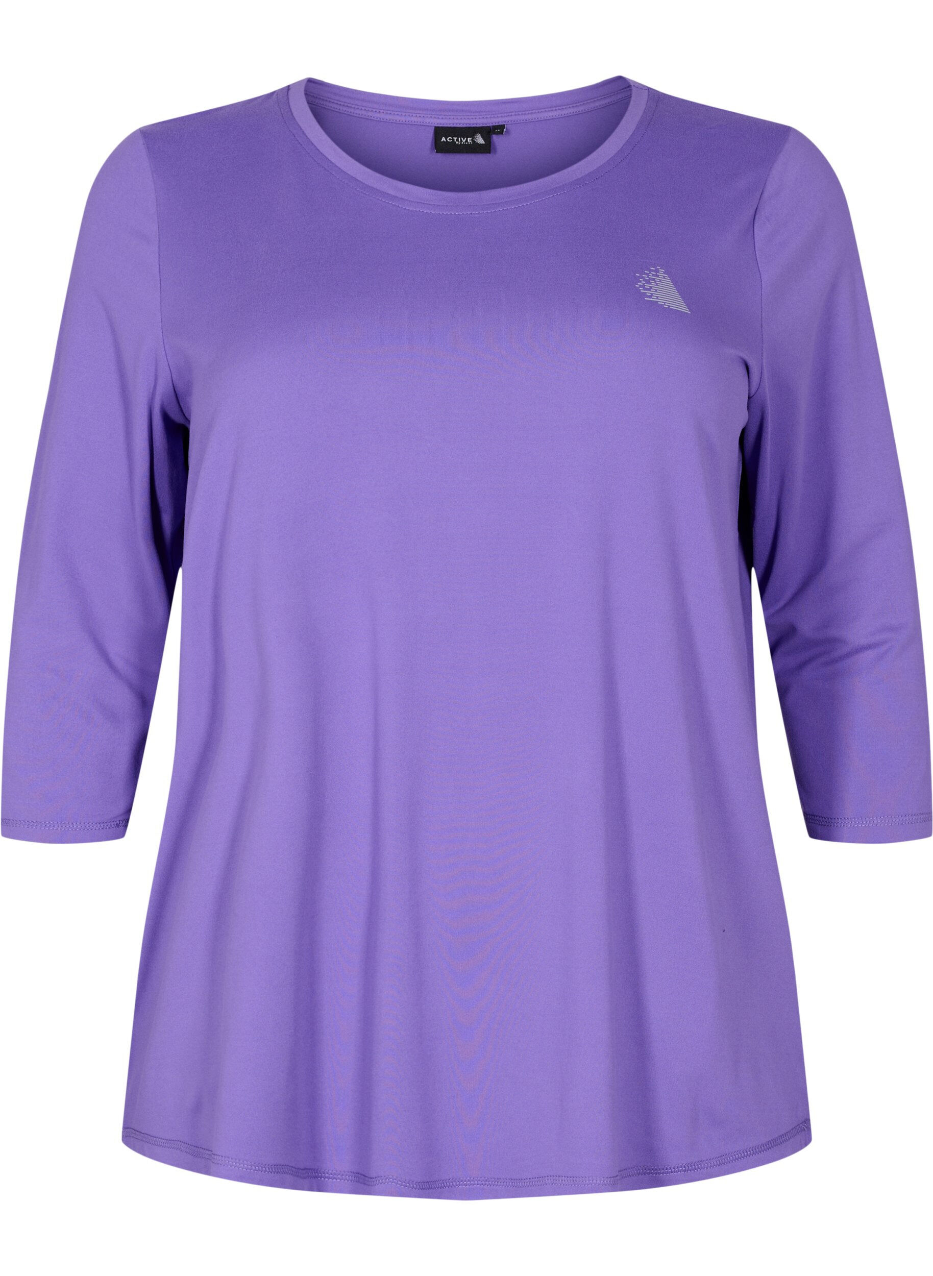 ZizziTrainingsshirt mit 3/4-&Auml;rmeln, Lila, Packshot image number 0