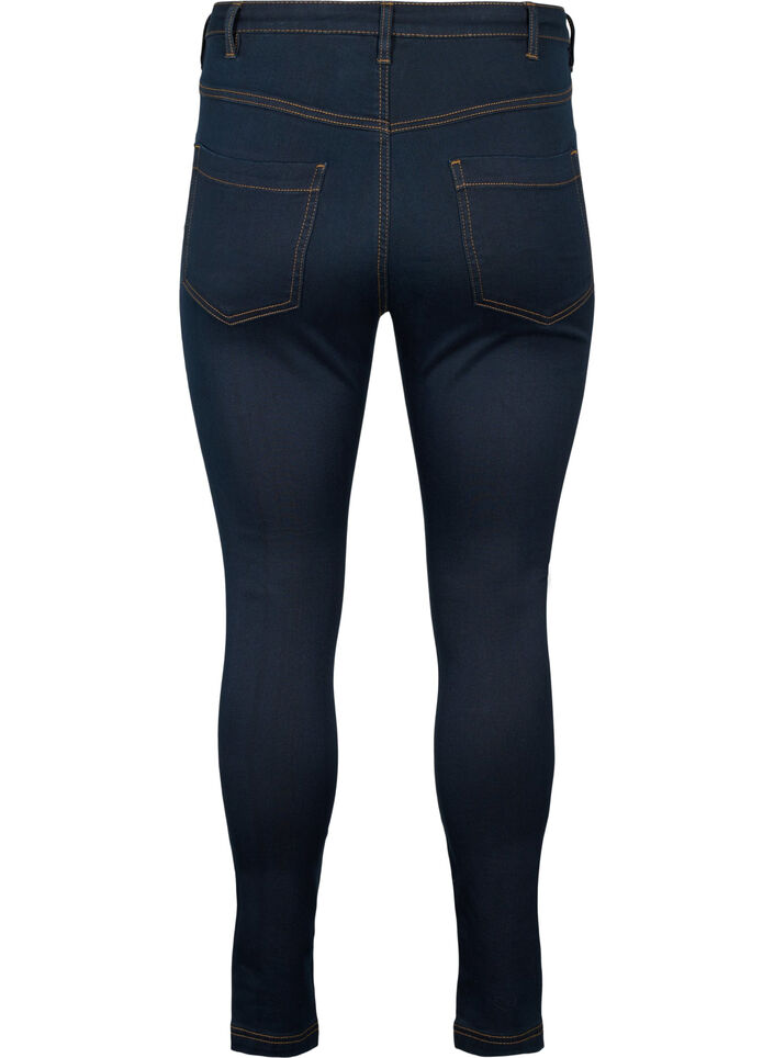 Jean Amy super slim &agrave; taille haute, Tobacco Un, Packshot image number 1