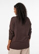 Strickbluse mit Rundhalsausschnitt, Braun, Model image number 2