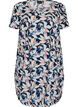 Robe en coton &agrave; manches courtes avec imprim&eacute;, Bleu, Packshot image number 0