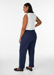 Hose mit gerader Passform, Blau, Model image number 2