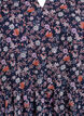 Tunika aus Viskose mit gebl&uuml;mtem Print und Glitzerf&auml;den, Blau, Packshot image number 2