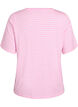 T-shirt en TENCEL&trade; Lyocell &agrave; rayures, Rose, Packshot image number 1