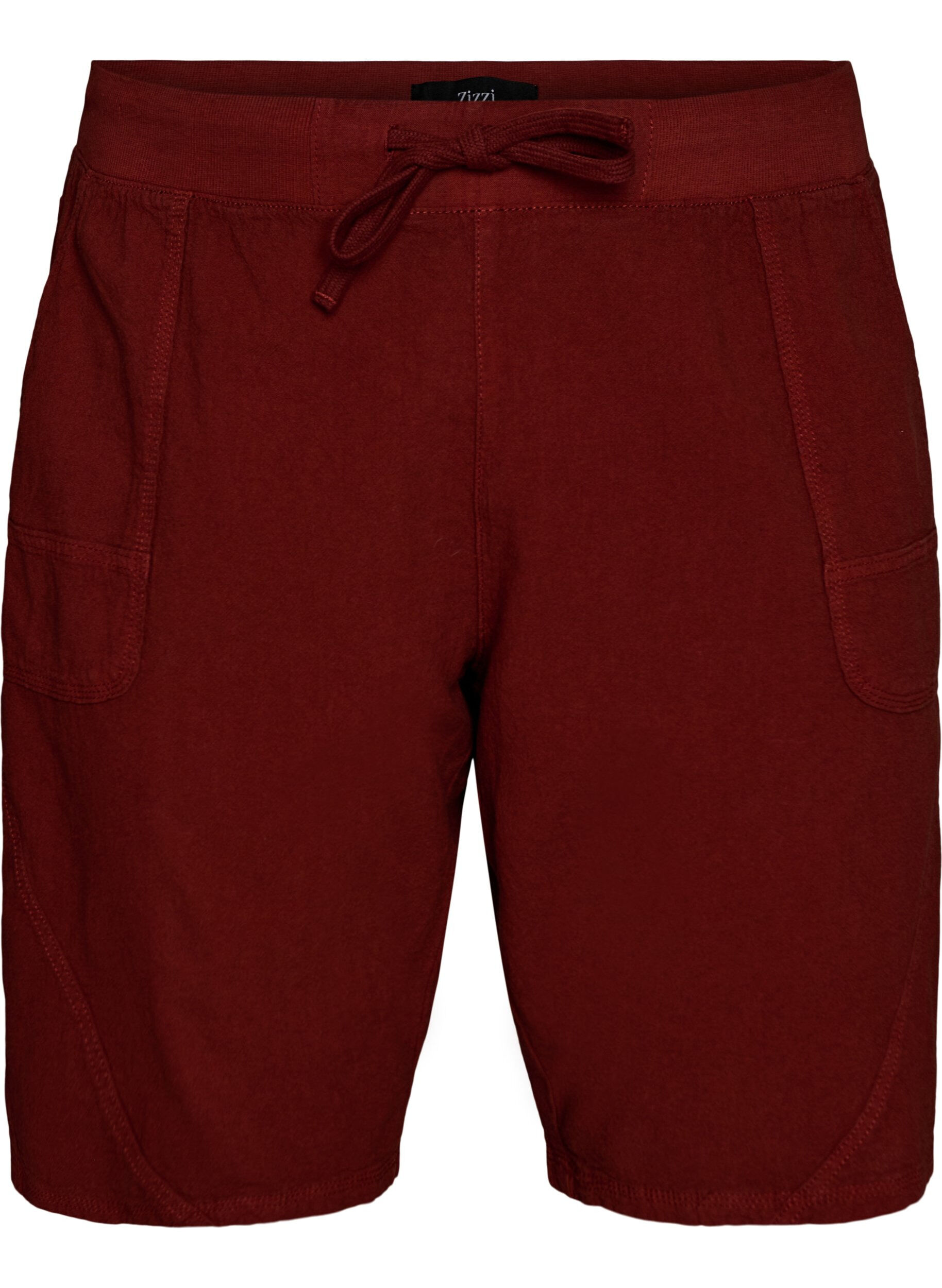 Lockere Shorts aus Baumwolle mit Taschen