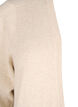 Strickjacke mit Rippenstrick und Taschen, Beige, Packshot image number 2