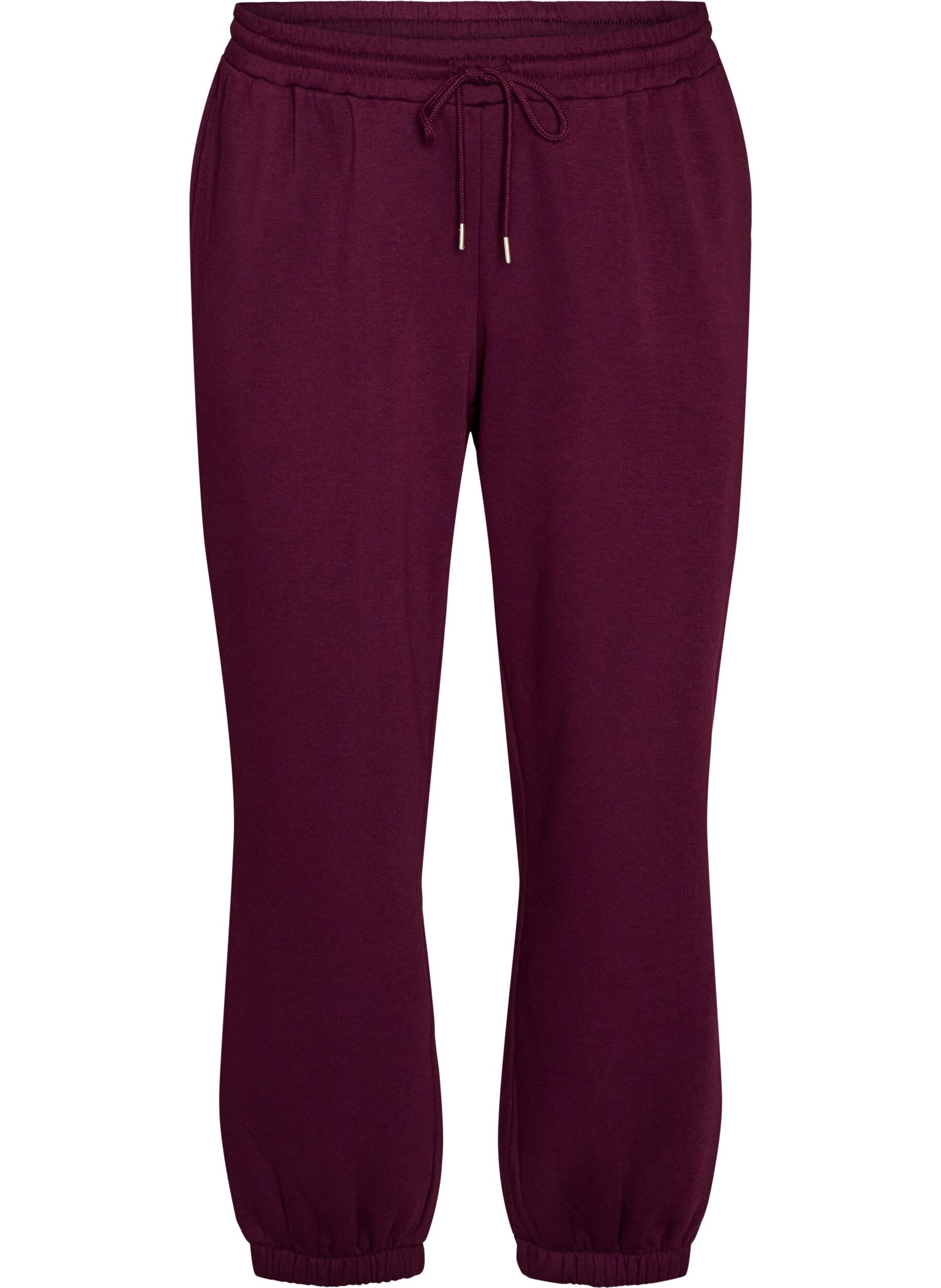 FLASH - Hoch taillierte Sweatpants mit Kordelzug