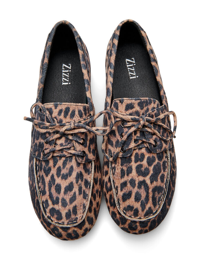 Mokassins aus Kunstwildleder, Beige, Packshot image number 2