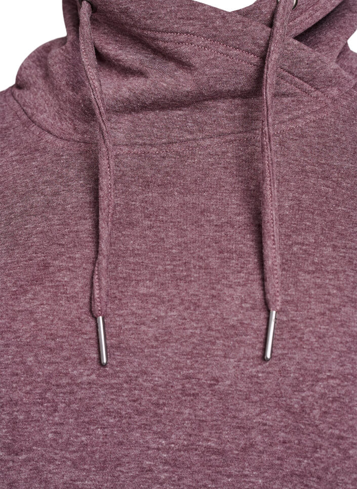Sweatshirt mit Stehkragen und Taschen, Rot, Packshot image number 2