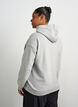 Sweat &agrave; capuche avec motif brod&eacute;, Gris, Model image number 2