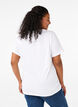 T-Shirt aus Bio-Baumwolle mit Print, Bright White Printet, Model image number 1