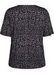 T-shirt avec TENCEL™ Lyocell et imprimé léopard, Gris, Packshot image number 1