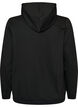 Sweat &agrave; capuche avec imprim&eacute;, Noir, Packshot image number 1