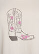 T-Shirt mit Print, Vanille, Packshot image number 2