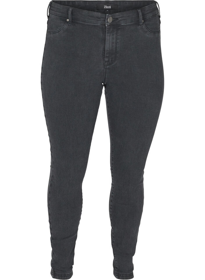 Jeggings aus Baumwollmischung, Grey Denim, Packshot image number 0