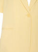 Blazer mit kurzen &Auml;rmeln und Revers, Gelb, Packshot image number 2