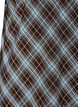 Jupe maxi coupe &eacute;vas&eacute;e &agrave; carreaux, Bleu Clair, Packshot image number 2