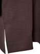 Robe-sweat sportive avec col montant et fermeture zipp&eacute;e, Marron, Packshot image number 3