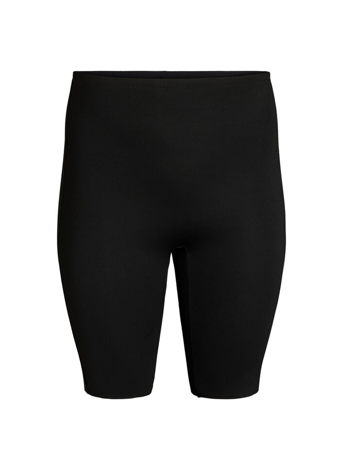 Leichte Formwäsche lange Shorts, Schwarz, Packshot image number 0