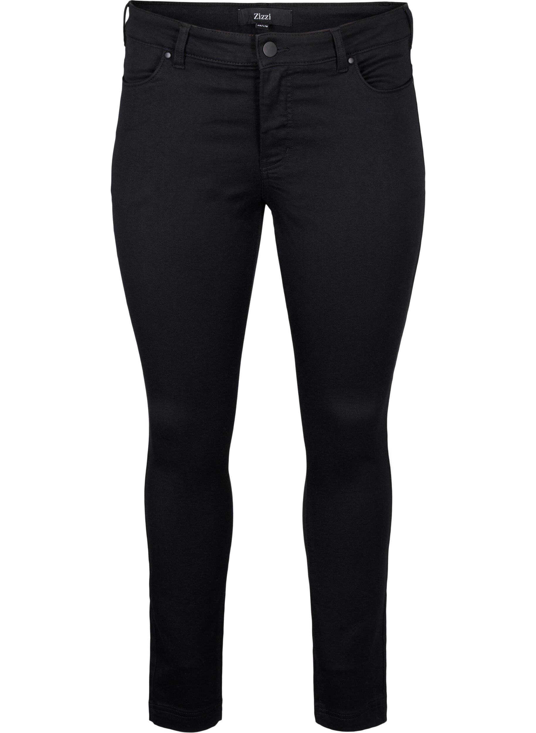 Zizzi Jean taille r&eacute;guli&egrave;re Viona, Noir, Packshot image number 0