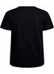 T-Shirt aus Bio-Baumwolle mit Brusttasche, Schwarz, Packshot image number 1