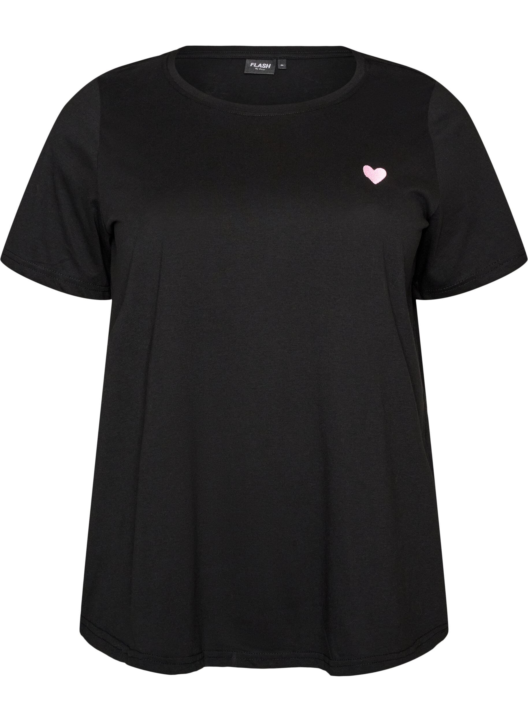 ZizziT-shirt imprim&eacute;, Noir, Packshot image number 0