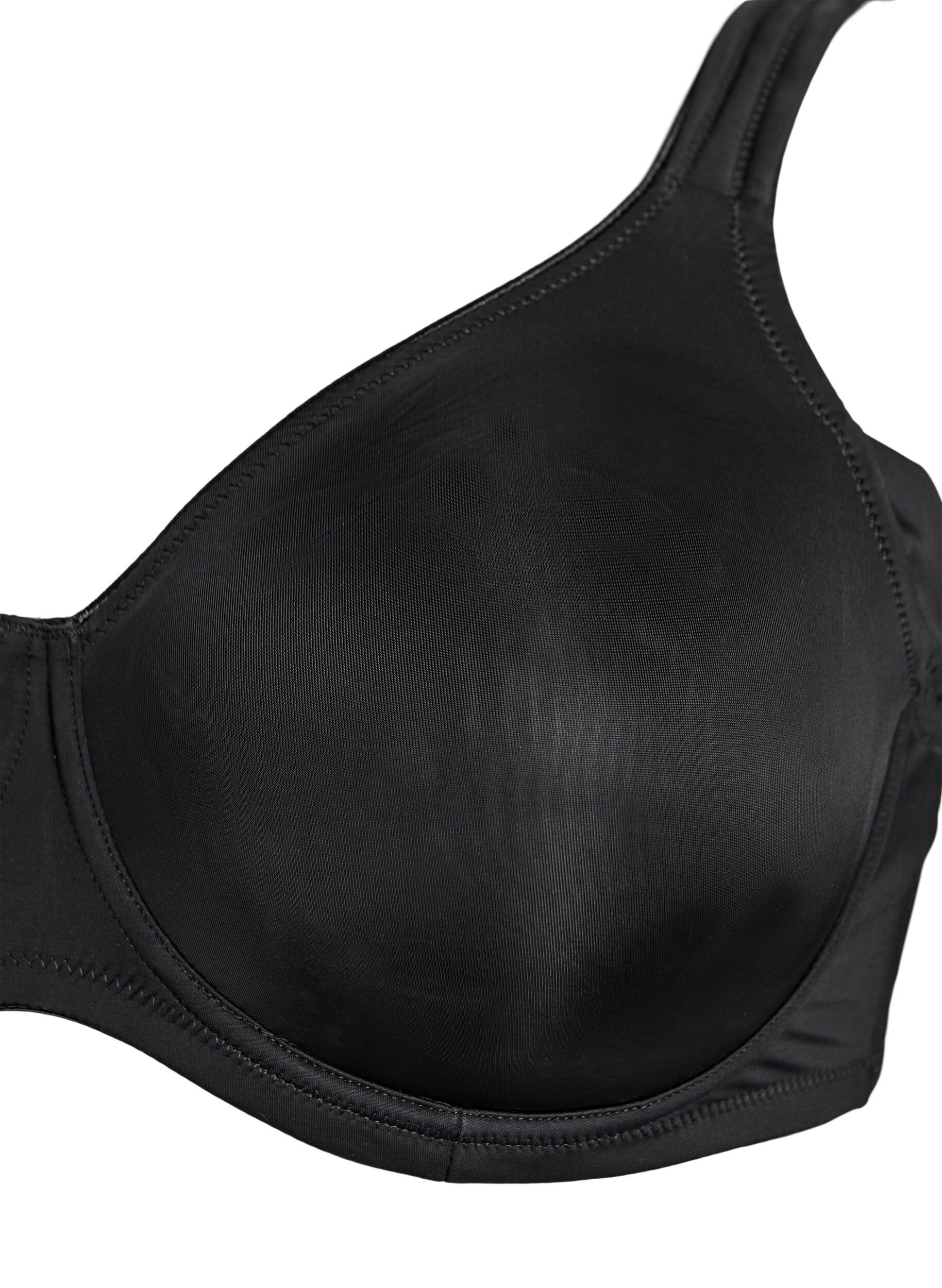 ZizziBequemer BH mit B&uuml;gel und geformten Cups, Schwarz, Packshot image number 2