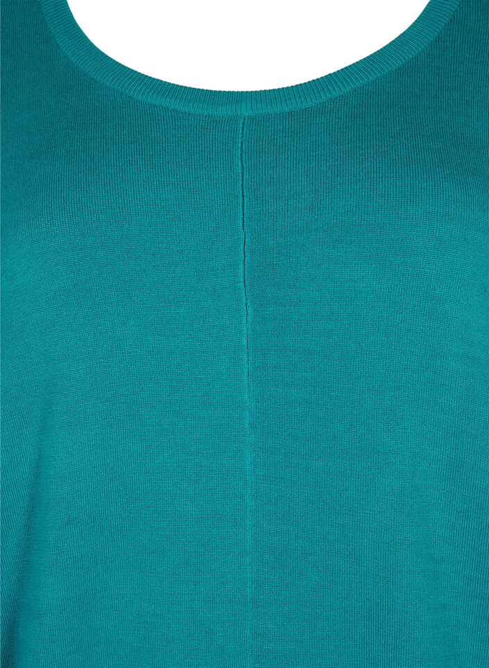 Strick-Tunika aus Viskosemischung, Deep Lake, Packshot image number 2