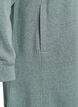 Robe sweat-shirt courte &agrave; col montant et poches, Vert, Packshot image number 3
