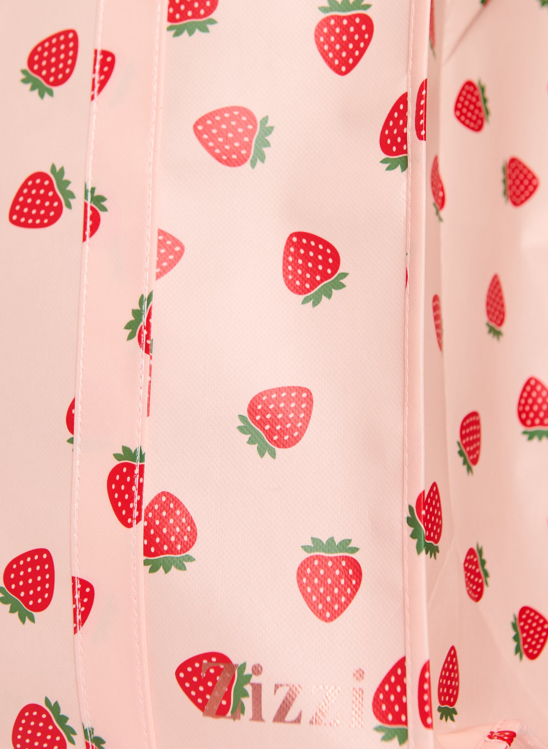 Zizzi Einkaufstasche mit Rei&szlig;verschluss, Rot, Packshot image number 2