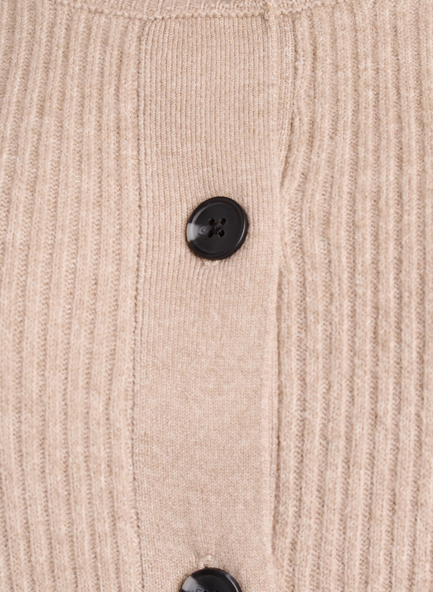 ZizziCardigan en tricot c&ocirc;tel&eacute; avec boutons, Beige, Packshot image number 2