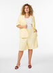 Short bermuda ample &agrave; taille haute, Jaune clair, Model image number 1