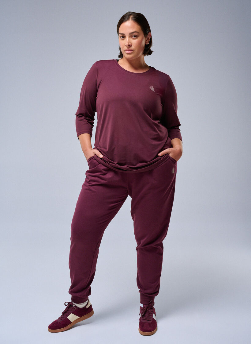 Lockere Trainingshose mit Taschen, Gr&uuml;n, Image image number 0