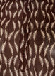 Blouse avec imprim&eacute; int&eacute;gral et patte de boutonnage courte, Marron, Packshot image number 2