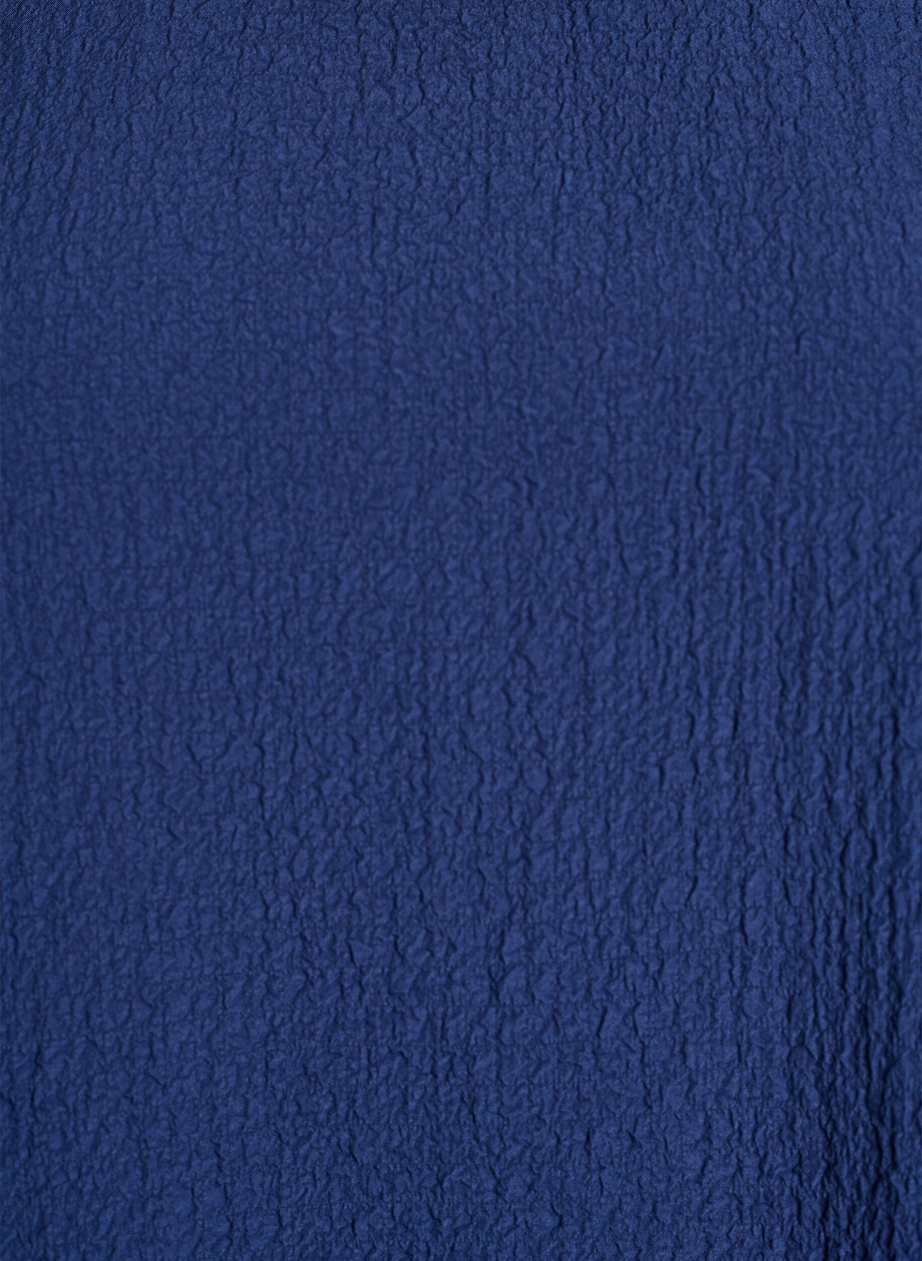 ZizziRobe courte avec texture froiss&eacute;e et manches courtes, Bleu, Packshot image number 2