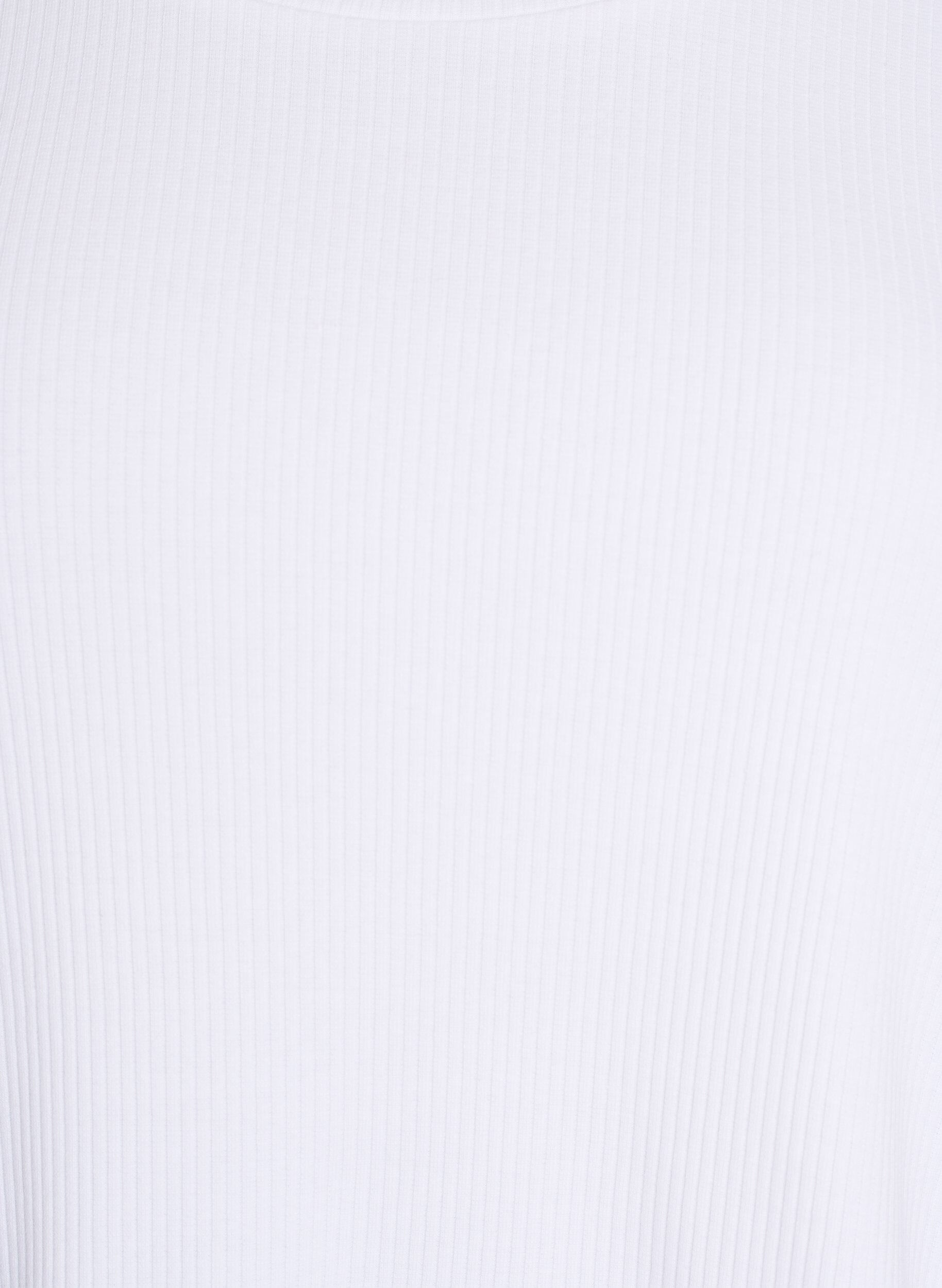 ZizziChemisier en jersey c&ocirc;tel&eacute; &agrave; manches courtes, Blanc, Packshot image number 2