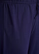 Pantalon de pyjama taille haute en coton, Bleu, Packshot image number 2