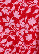 Kurzes A-Linien-Kleid mit floralem Print, Rot, Packshot image number 2