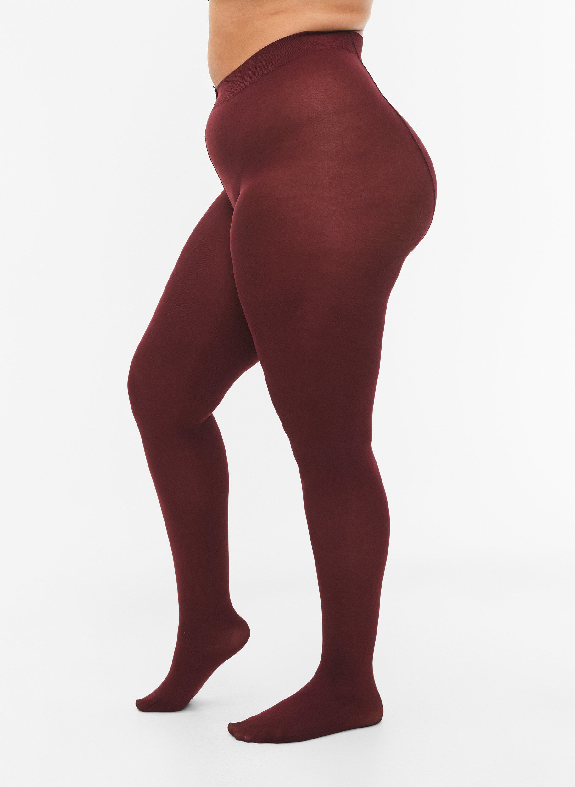 Zizzi Collants, Bordeaux fonc&eacute;, Model image number 0